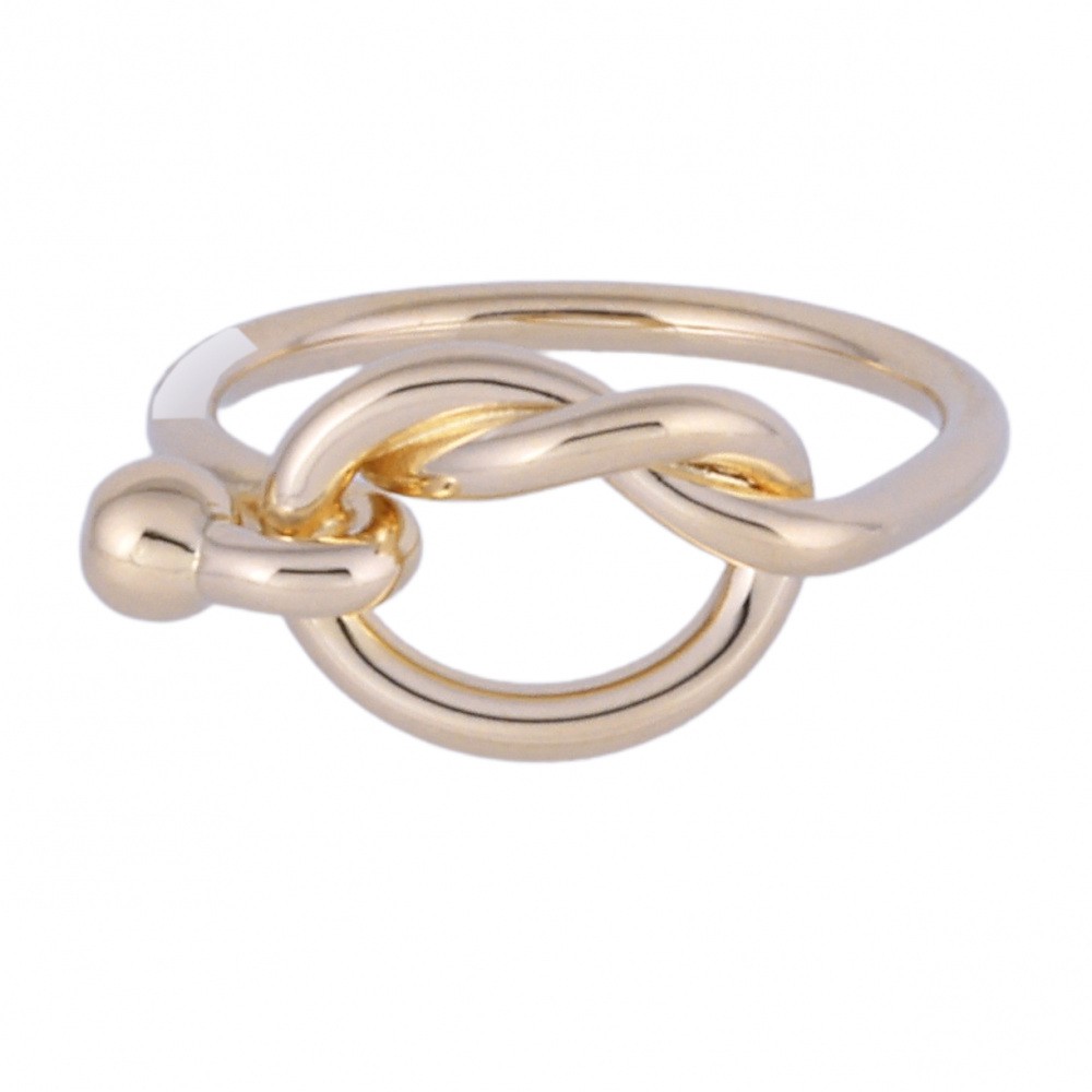 Tiffany & Co. Knot Love Ring 18K Yellow Gold