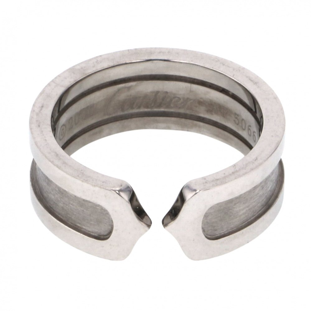 Cartier 2C Ring 18K White Gold
