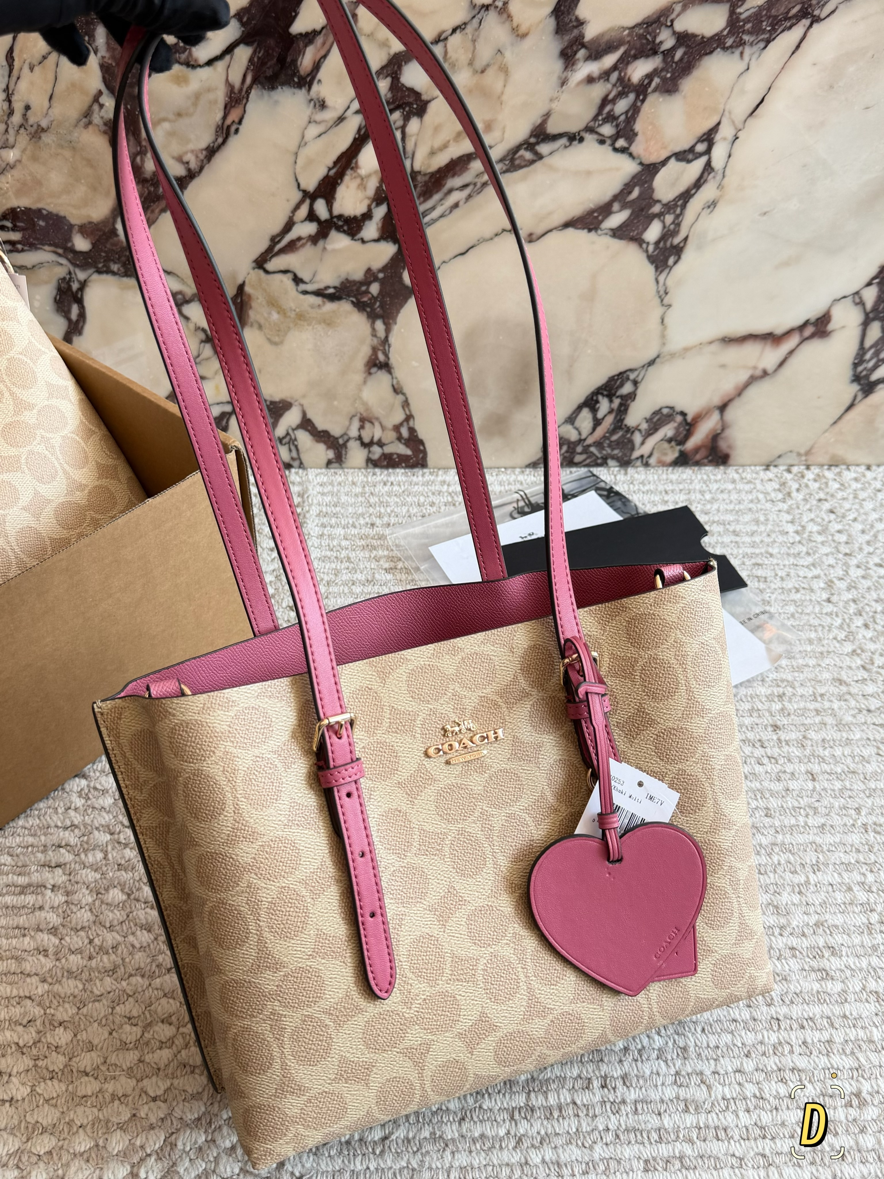 Coach Mollie 25 Peony Pink Handbag - cnluxepick