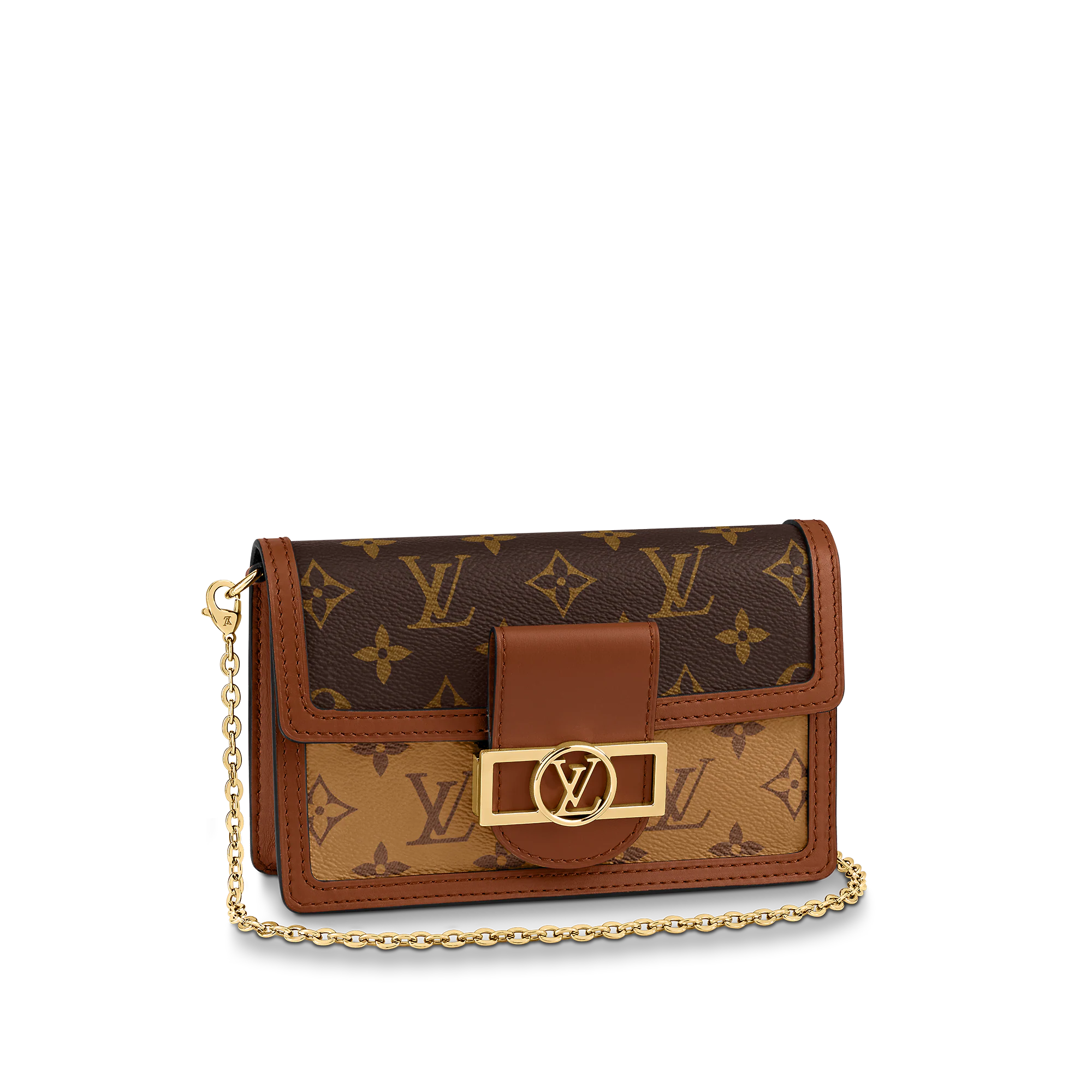 Louis Vuitton Dauphine Chain Wallet 18Cm