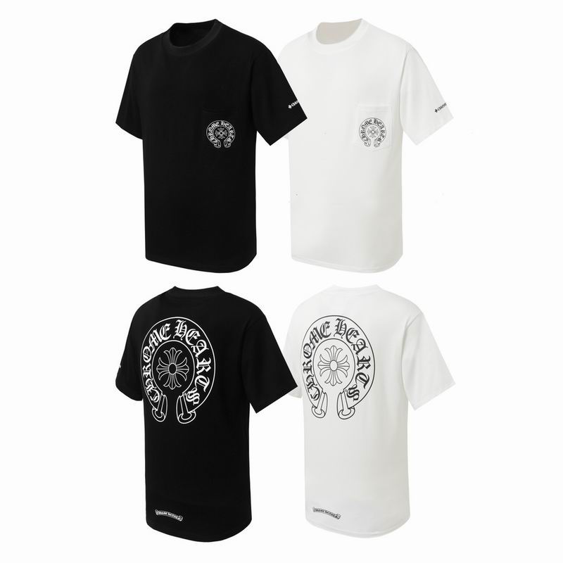 クロムハーツ コピーフラワーモチーフChrome Hearts 夏 コットンリネン Tシャツ