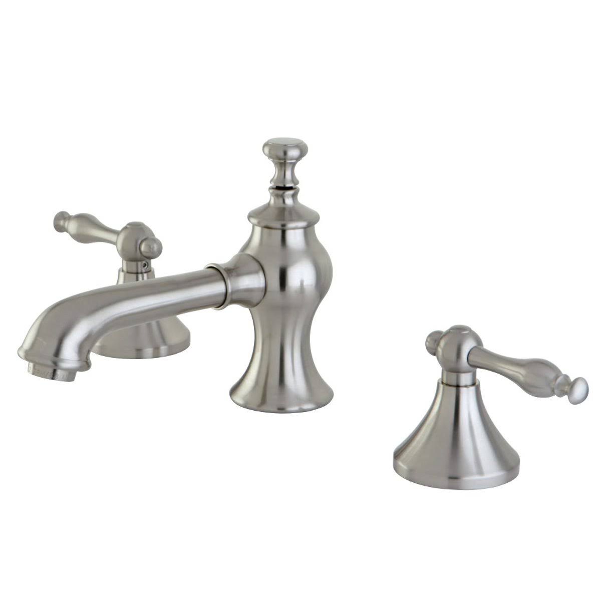 Kingston Brass Kc7061nl 8x22 Widespread Bathroom Faucet, Polished Chrome