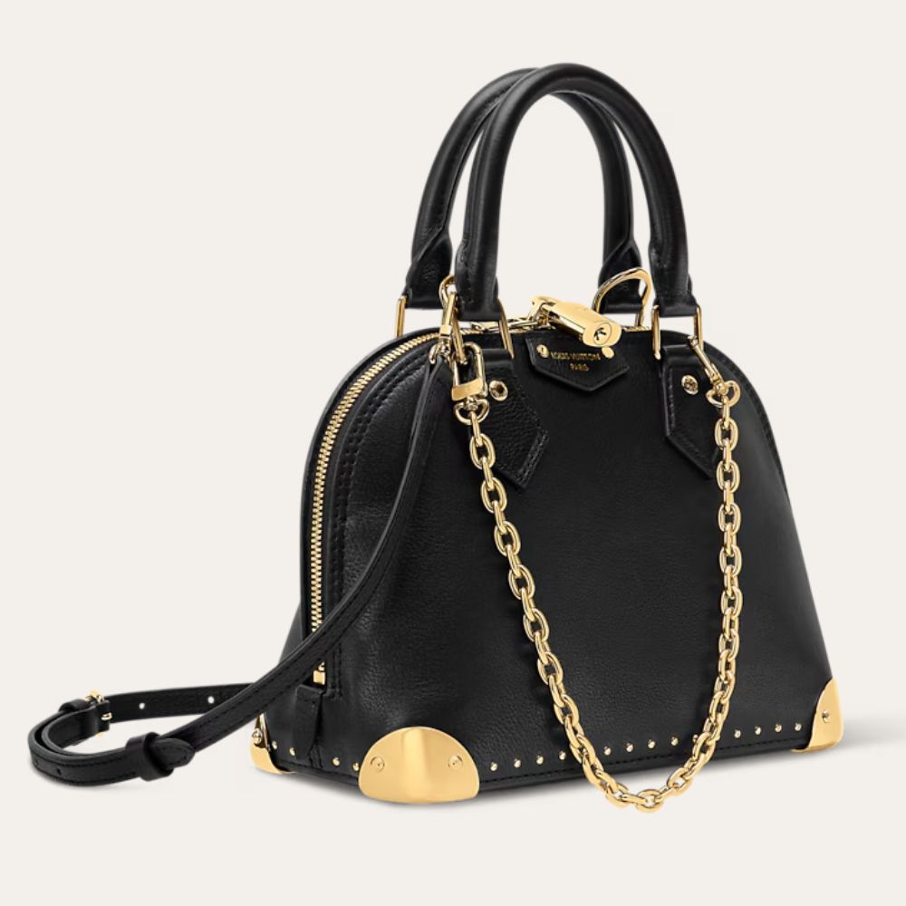 Louis Vuitton Alma Trunk BB Black M29445 9.4 Inches