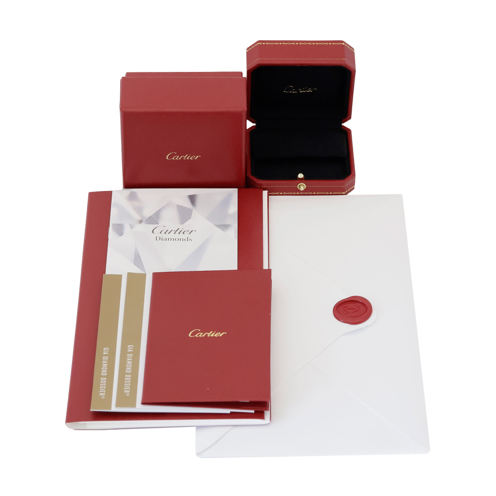 Cartier C Do Earrings 18K White Gold Diamond N8046800