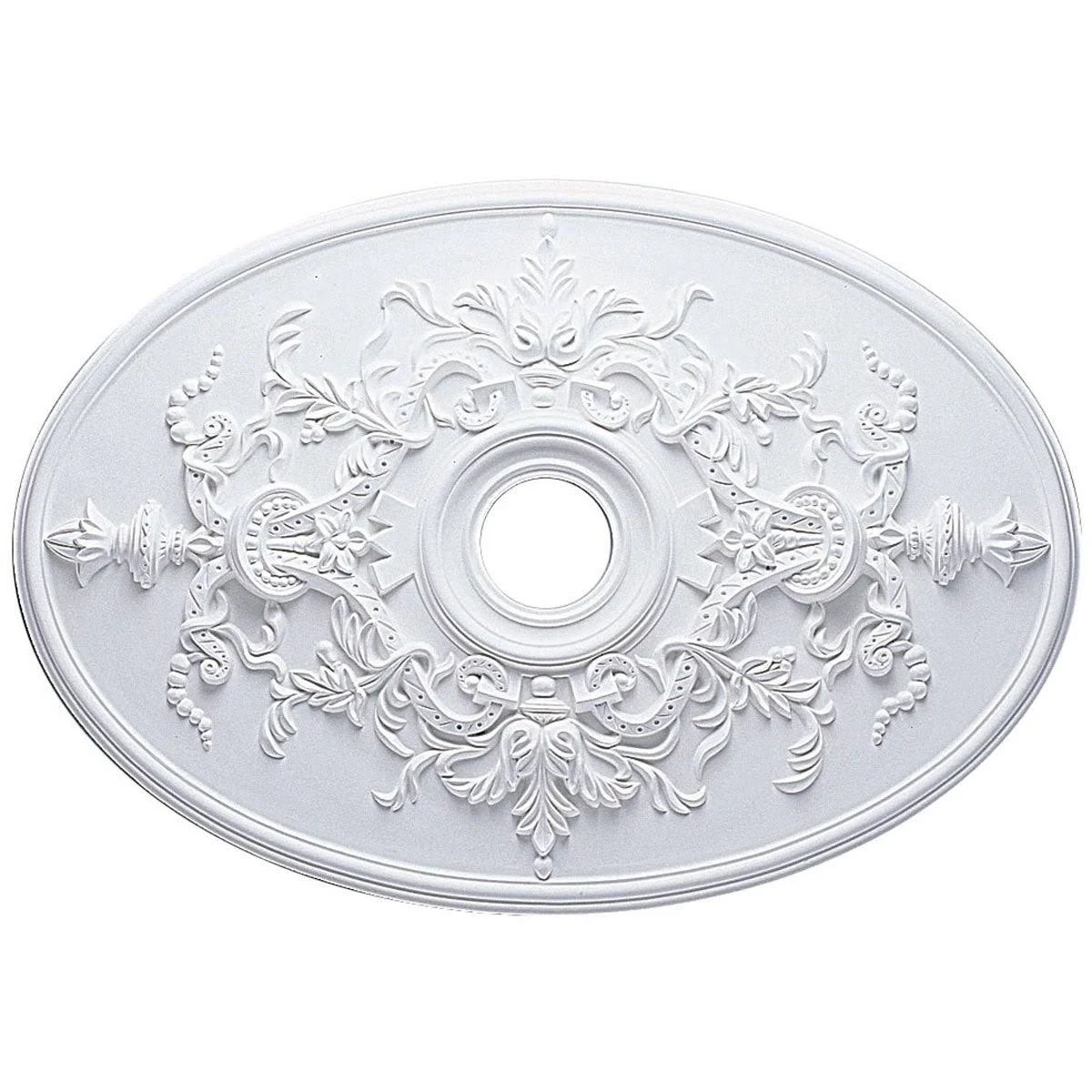 30 3/4x22W x 21/14x22H x 3 7/8x22ID x 1 5/8x22P Alexa Ceiling Medallion (Athenian Green Crackle)