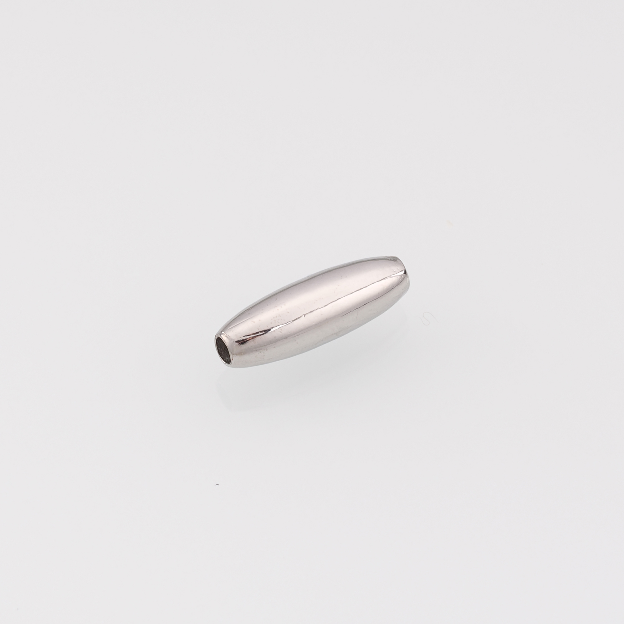 10Pcs 18K Gold Filled Oval Spacer Beads,Oval Bead for Bracelet Jewelry Necklace Making Supply