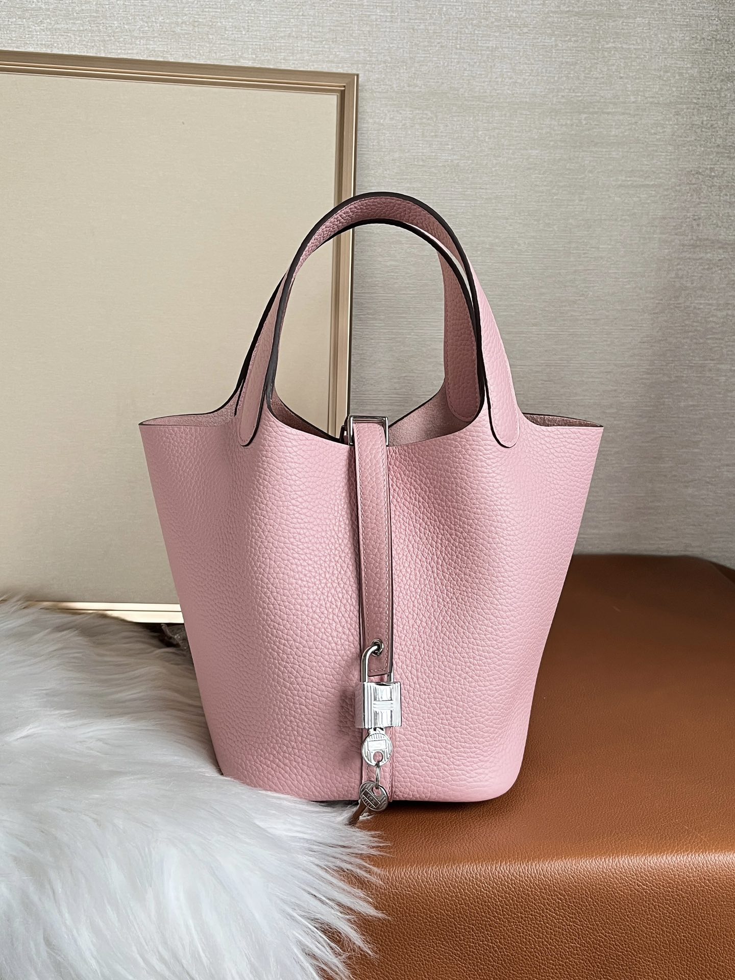 Hermes Picotin Lock 18Cm Rose Sakura
