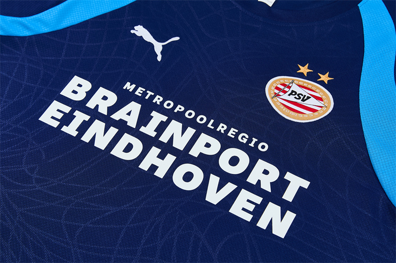PSV Eindhoven 26/27 Short Sleeves Training Suit-Dark Blue 4