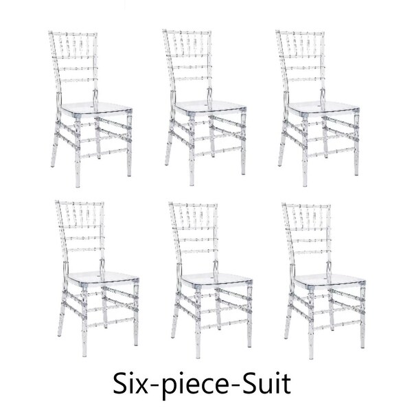 DandN Transparent Bamboo Chair Set,Dining Chairs,Wedding Chairs