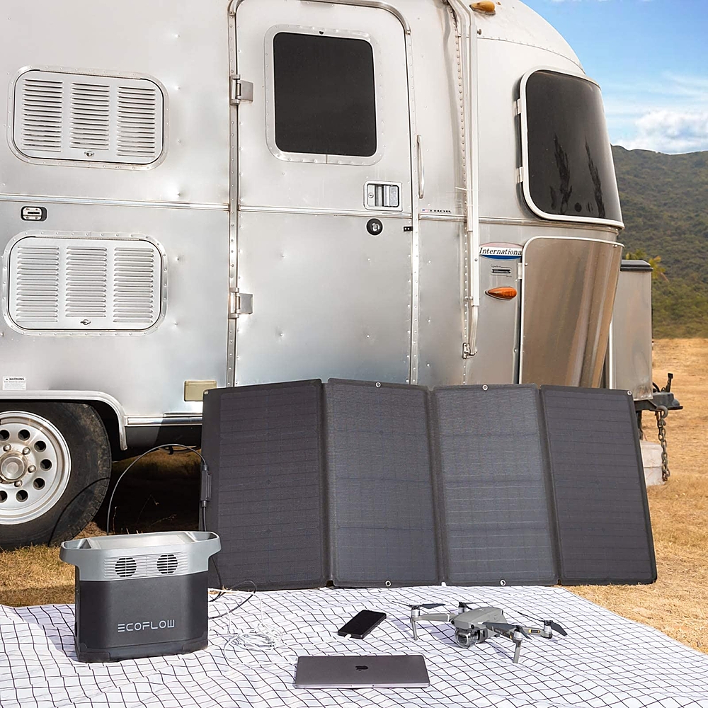 EcoFlow - Foldable 160W Solar Panel - Black