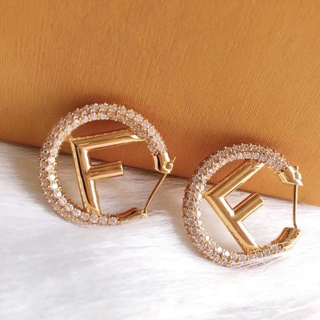 Fendi Logo Earrings