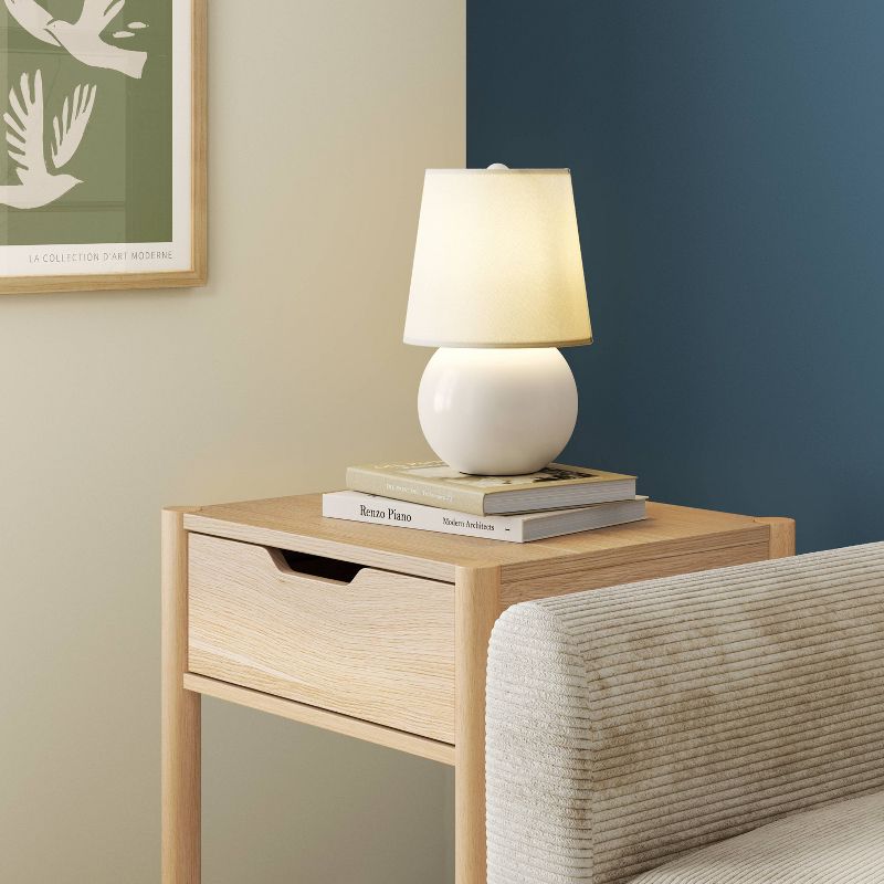 Mini Ceramic Lamp with Finial