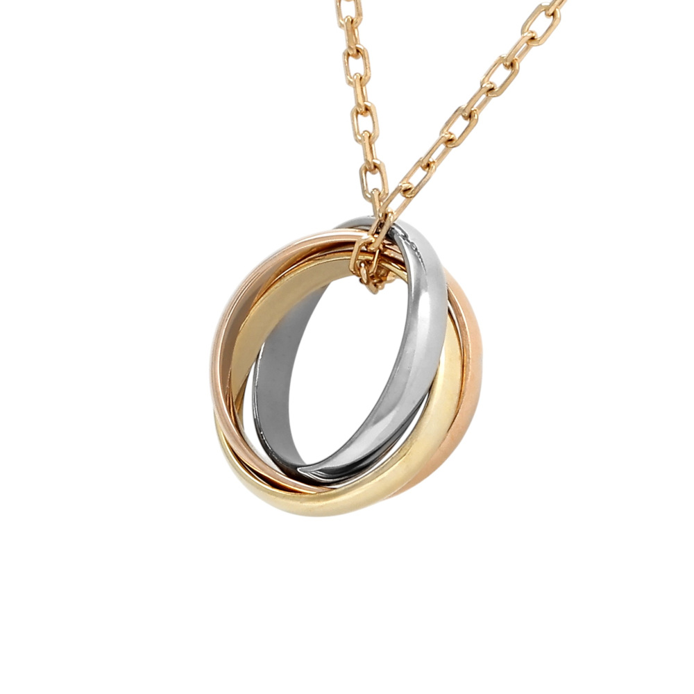 Cartier Trinity Necklace Tri-Gold B7224574