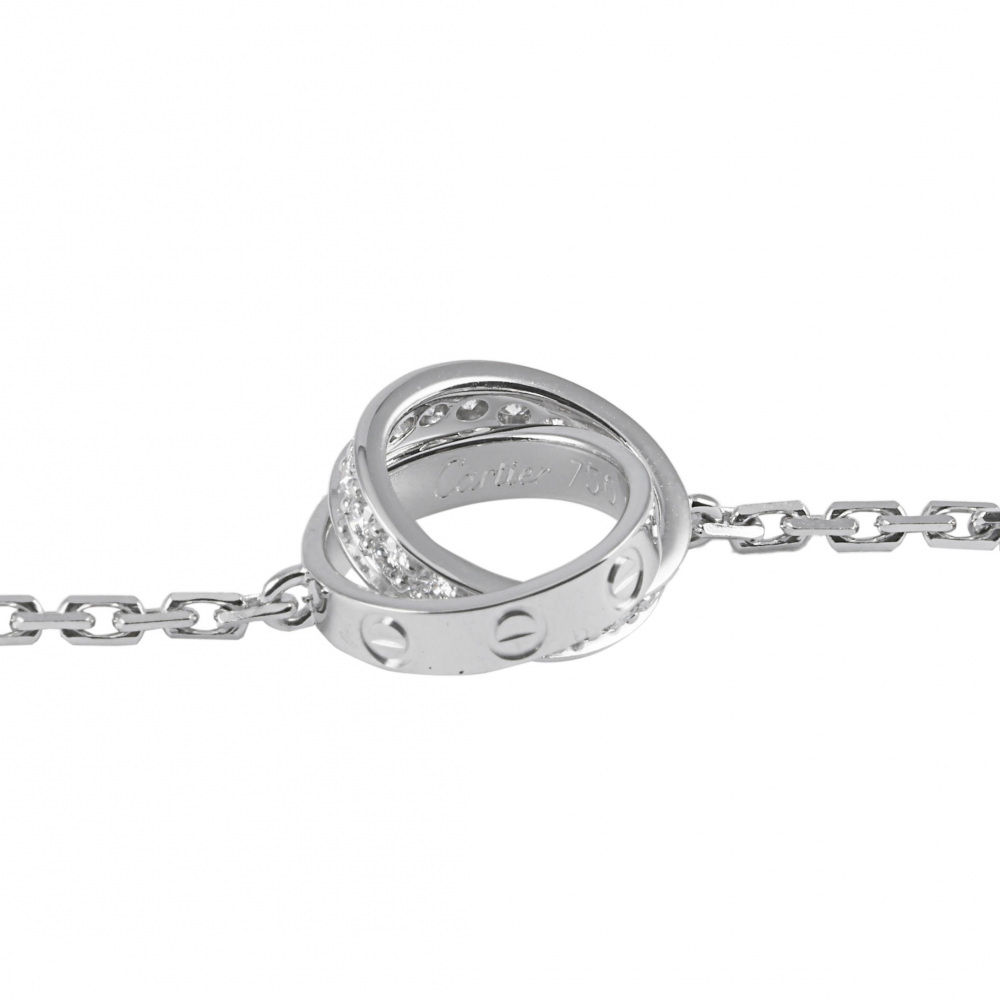 Cartier Love Necklace 18K White Gold Diamond B7013700