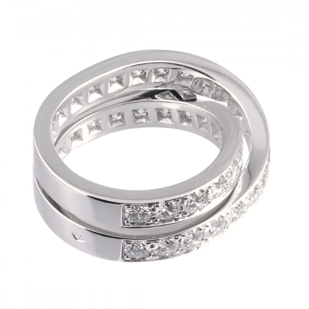 Cartier Paris Ring 18K White Gold Diamond