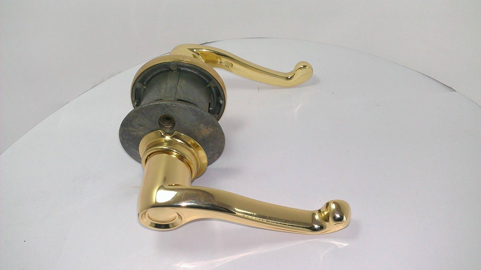 Schlage S10FLA605RH Flair Right Hand Passage Leverset in Polished Brass
