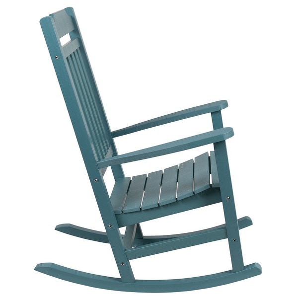 2 Pack AllWeather Faux Wood Rocking Chair