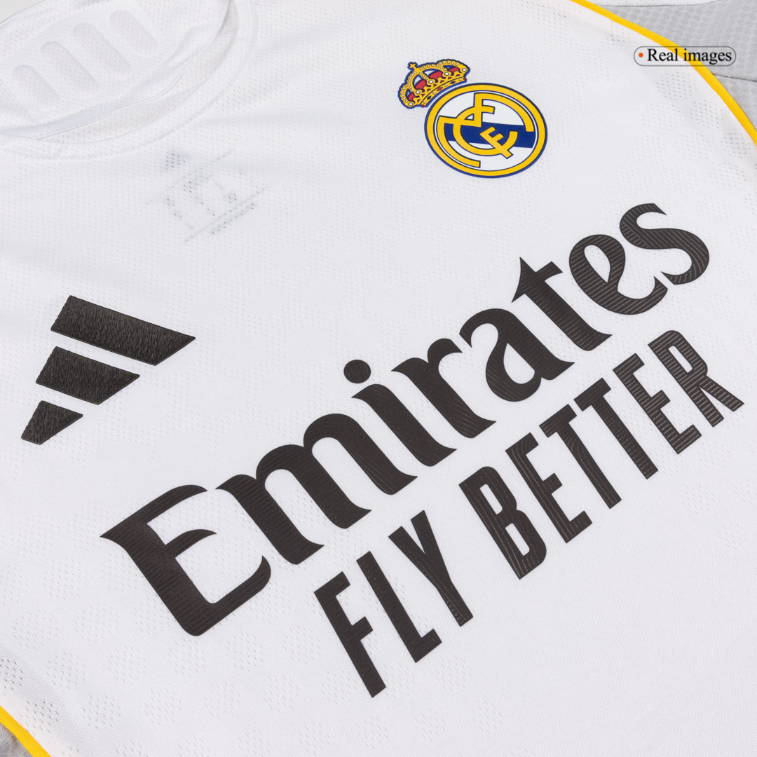 Real Madrid Home Long Sleeve Player Version Jersey 2025/26
