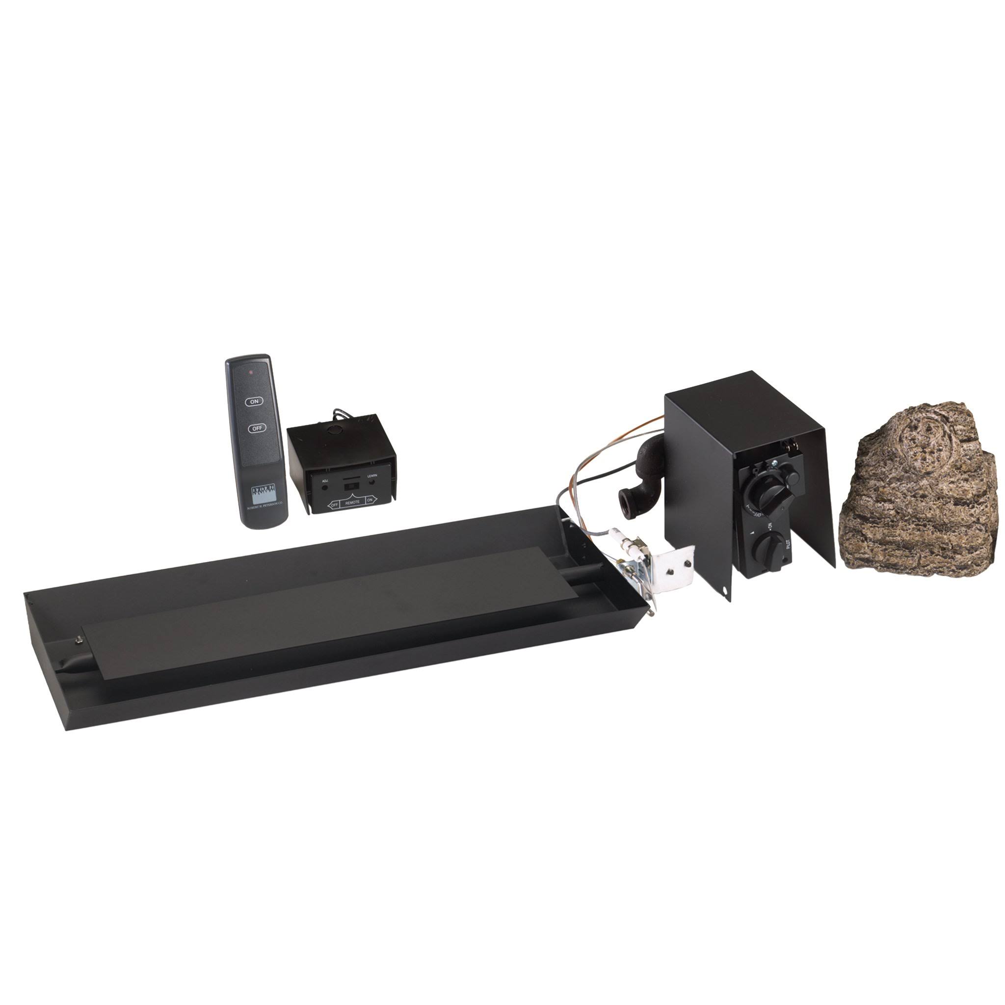 Real Fyre Vented PB Fireplace Burner - 42x22 Natural GAS Match Lit