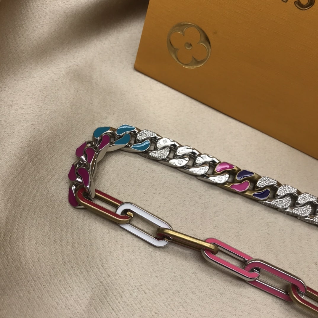 Louis Vuitton Monogram Chain Necklace