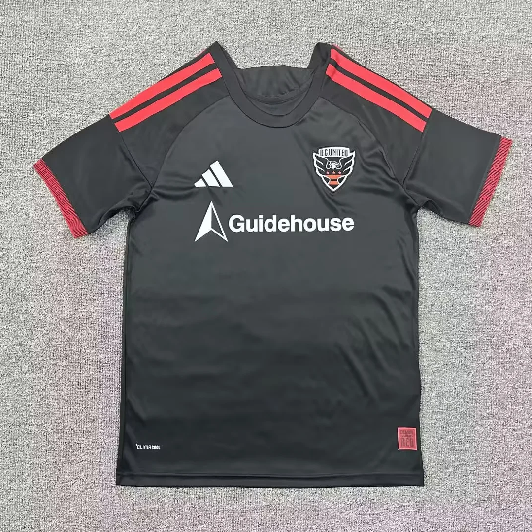 Men's D.C. United 2026 Black-and-Red Kit Replica Jersey