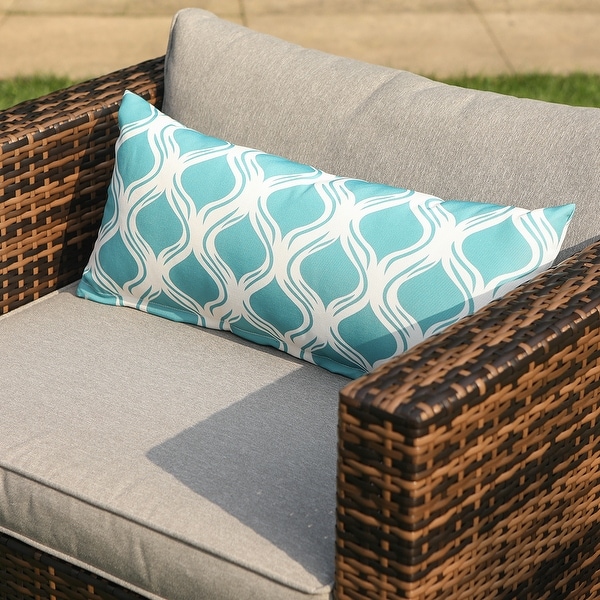 COSIEST 3piece Patio Wicker Club Chairs with Cushions,Chat Set with Accent Side Table