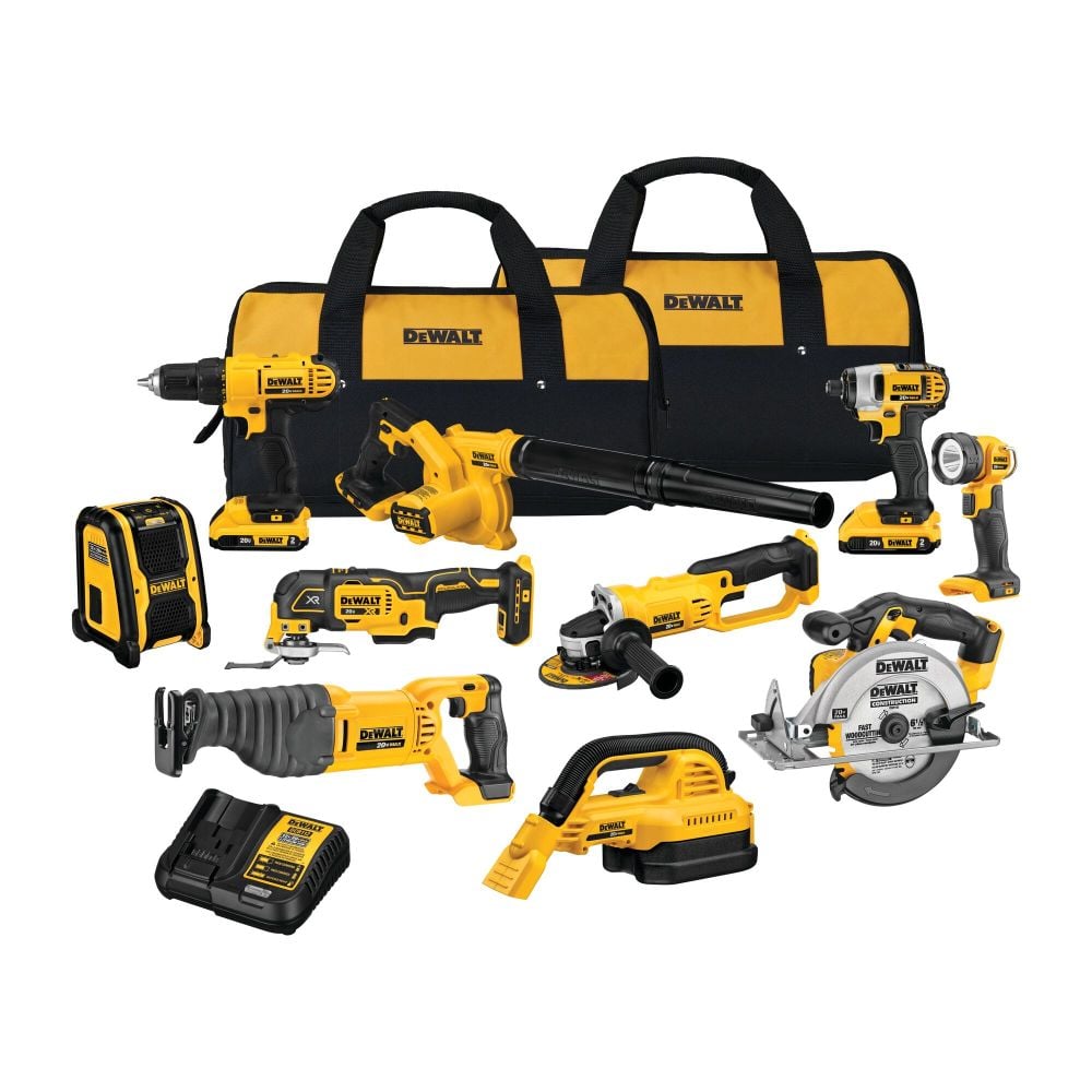 2026 DEWALT 20V MAX 10 Tool Combo Kit DCK1020D2 from DEWALT