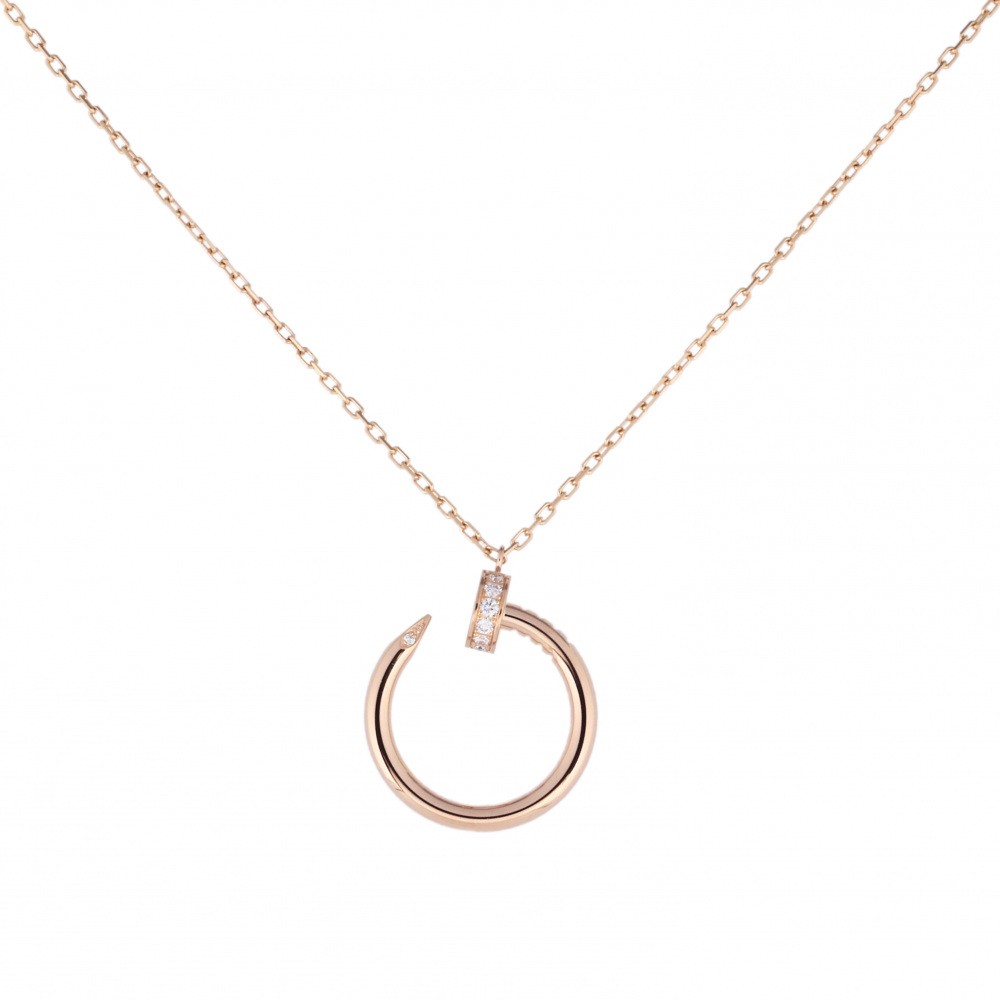 Cartier Juste un Clou Necklace 18K Rose Gold Diamond B7224513