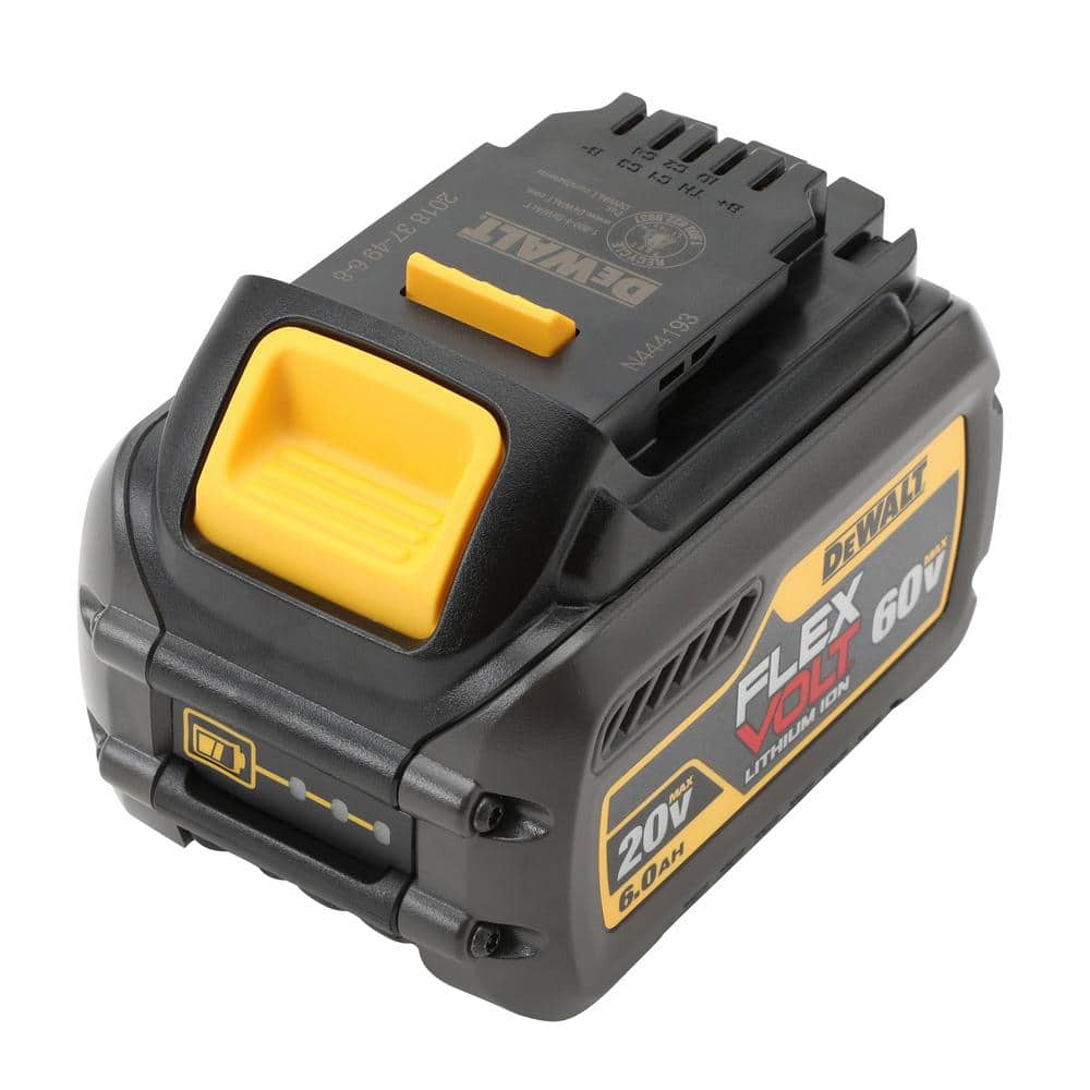 DEWALT FLEXVOLT 20V/60V MAX Lithium-Ion 6.0Ah Battery Pack (2 Pack) DCB606-2