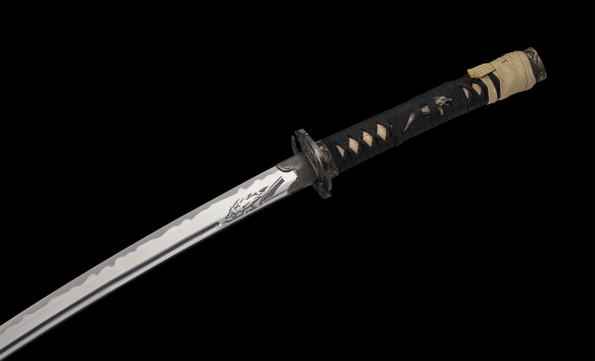 Ghost of Yotei Katana – Wolf Blade, Manganese Steel, Full Tang