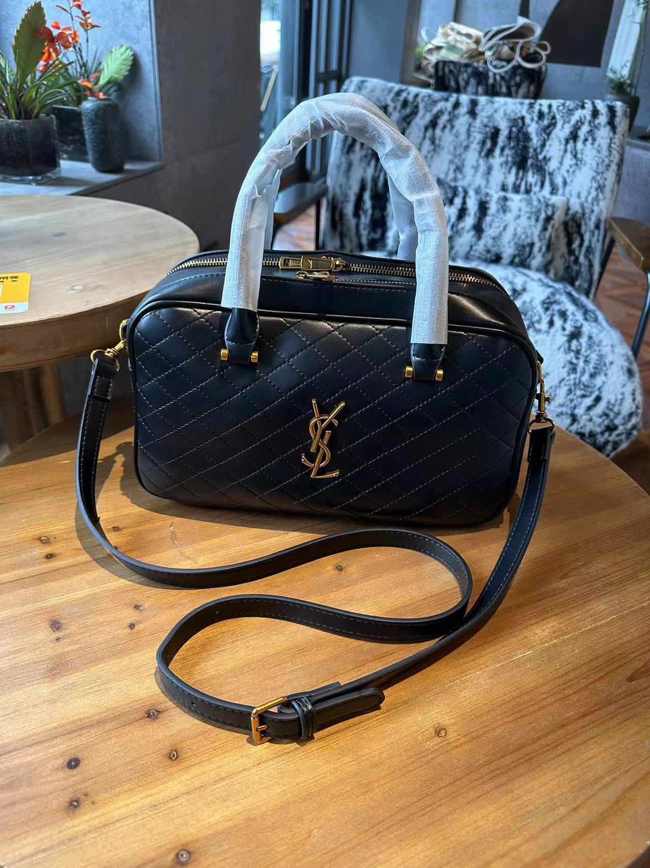 Vintage YSL Bowling Pillow Bag - cnluxepick
