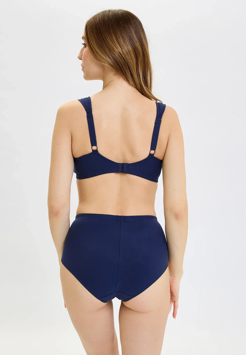 Soutien-gorge emboîtant sans armatures Jeanne Bleu Marine