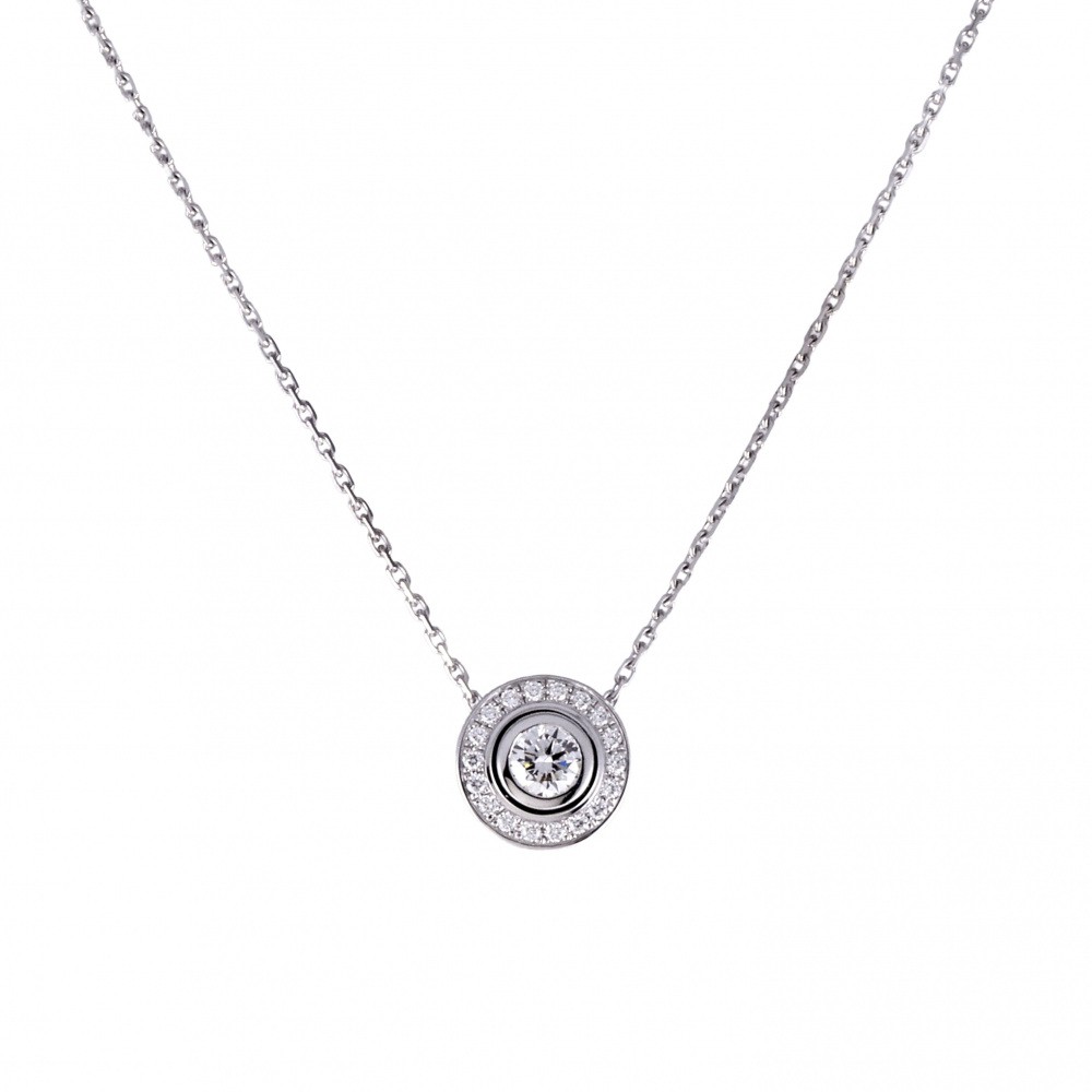 Cartier Damour (diamant Leger) Necklace 18K White Gold N7406800