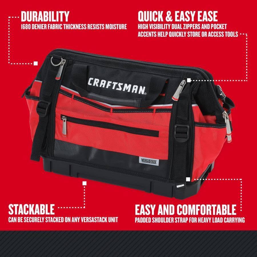 Craftsman VERSASTACK 17-in Zippered Tool Bag | CMST17622