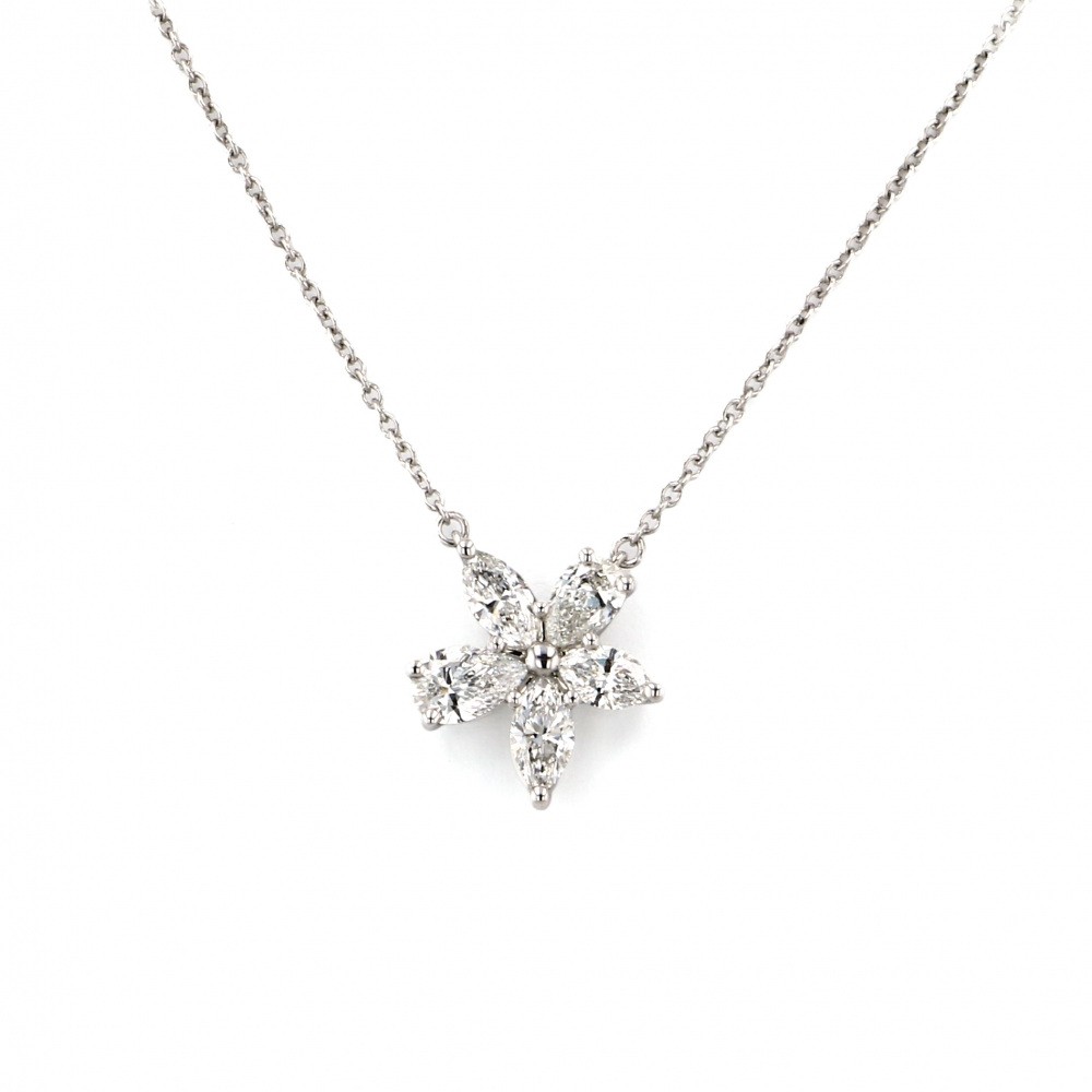 Tiffany & Co. Victoria Necklace Platinum Diamond
