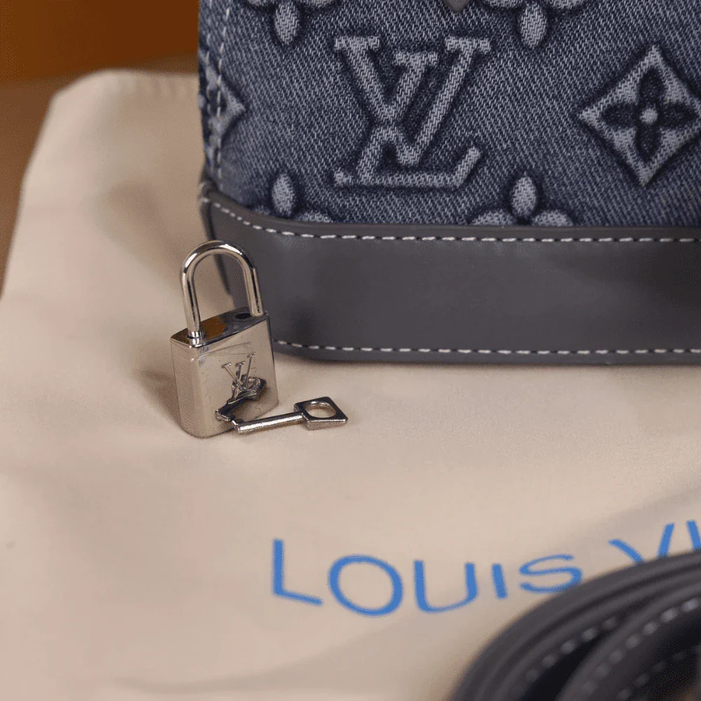 Louis Vuitton Mini Alma Denim Monogram Bag
