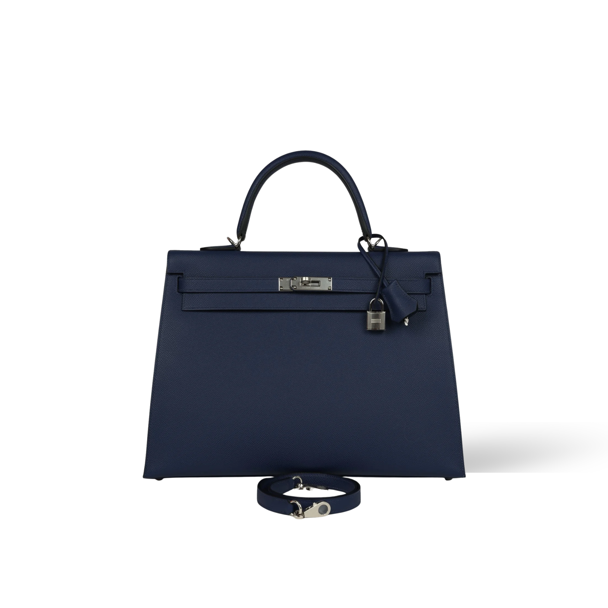 Hermes Kelly 25 Bag In Bleu Saphir Epsom Leather For Women 25cm/10in