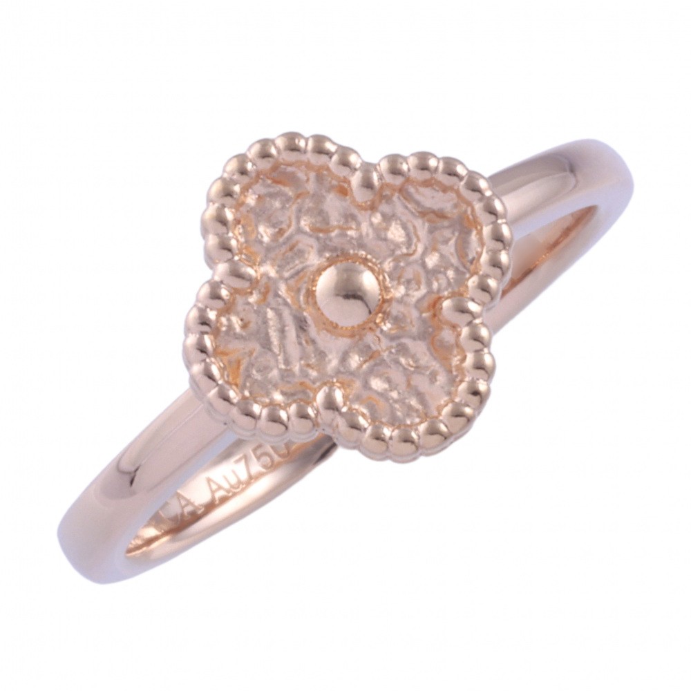 Van Cleef & Arpels Sweet Alhambra Ring 18K Rose Gold