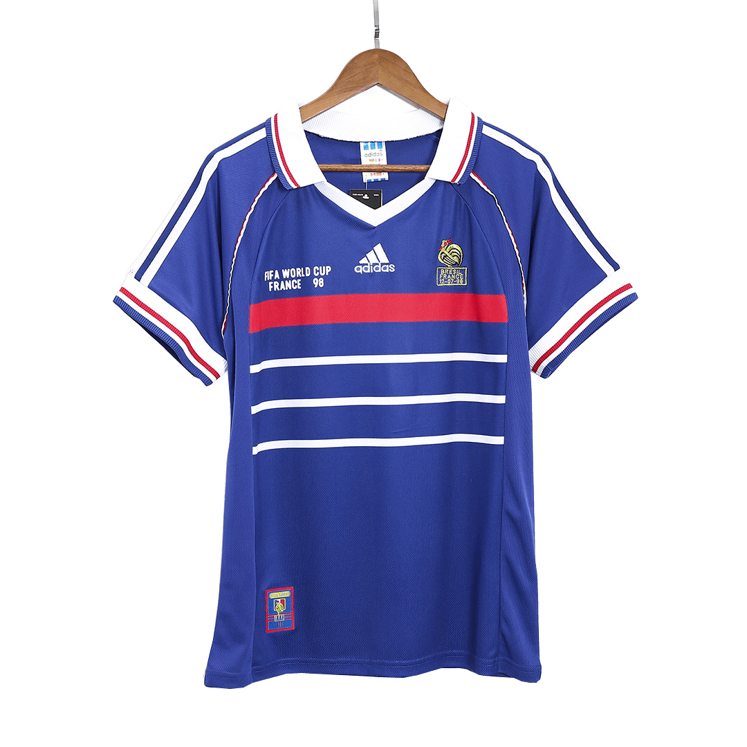 Retro Soccer Jersey HENRY #12 France Home 1998