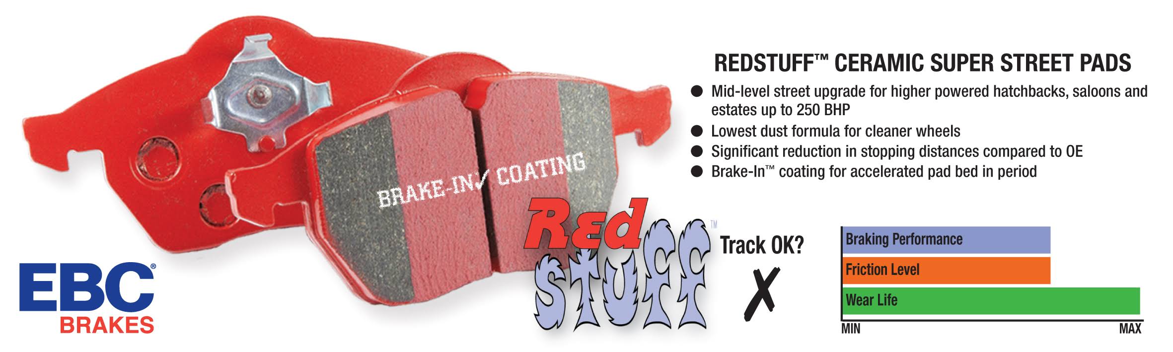 EBC DP32132C Brake Pads Redstuff
