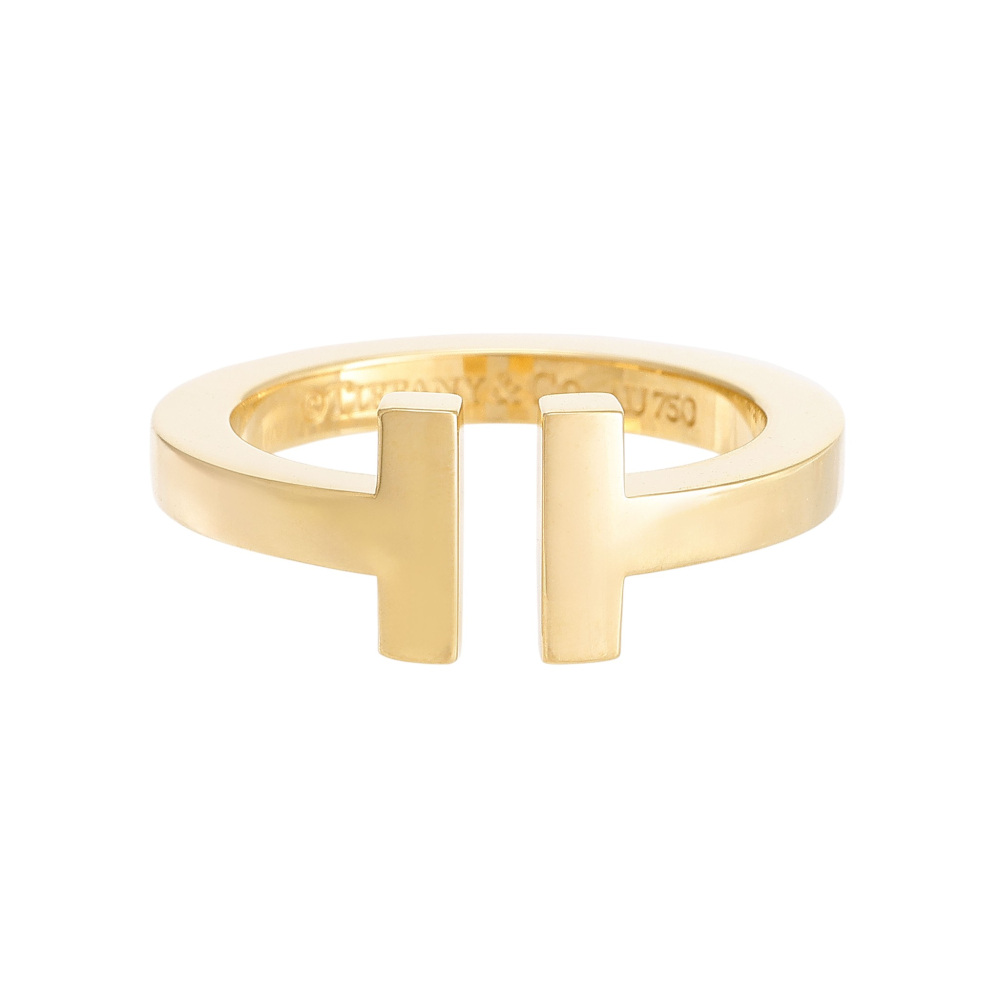 Tiffany & Co. Tiffany T Square Ring 18K Yellow Gold 60147256