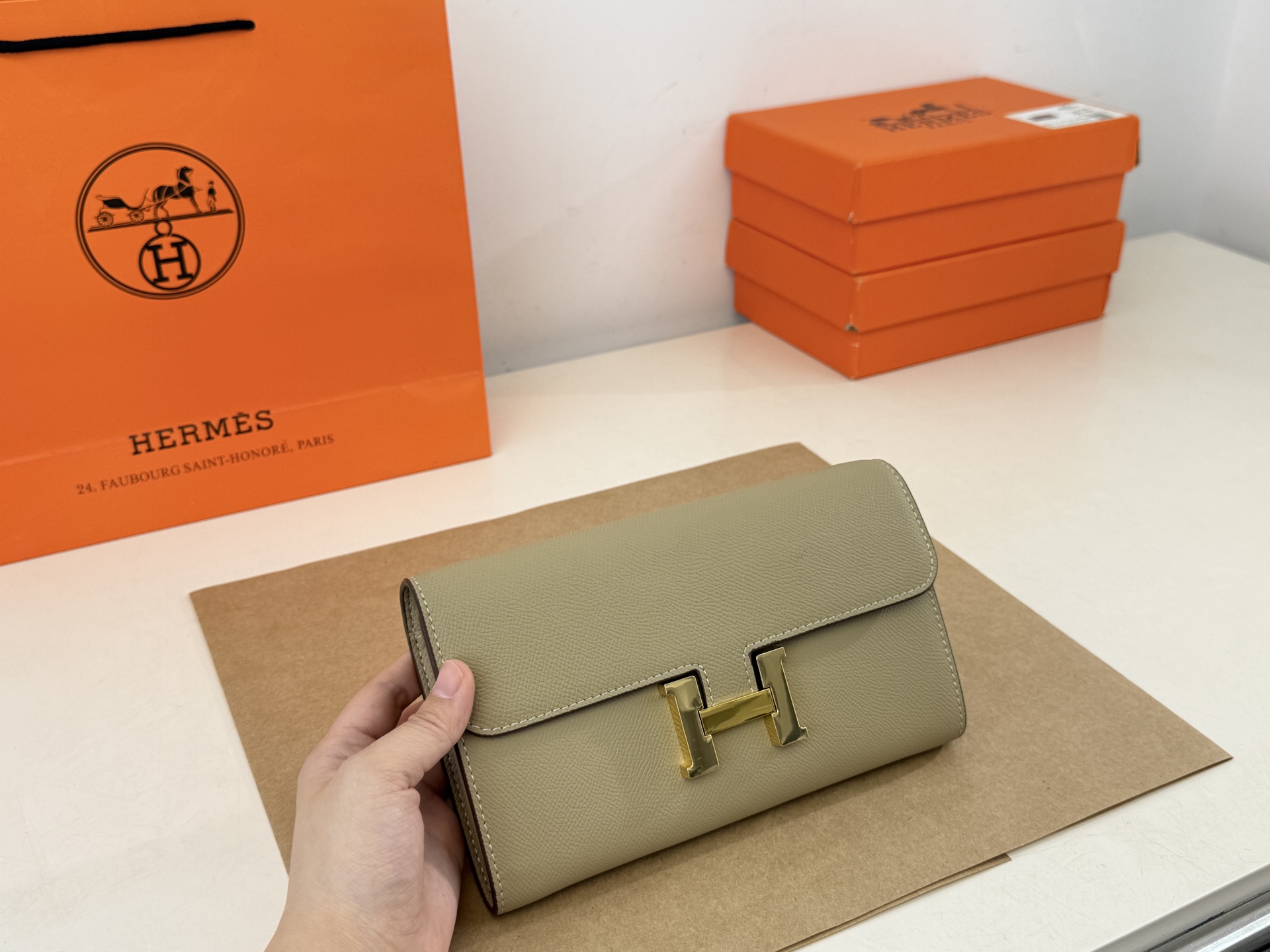 Hermès Constance wallet - cnluxepick