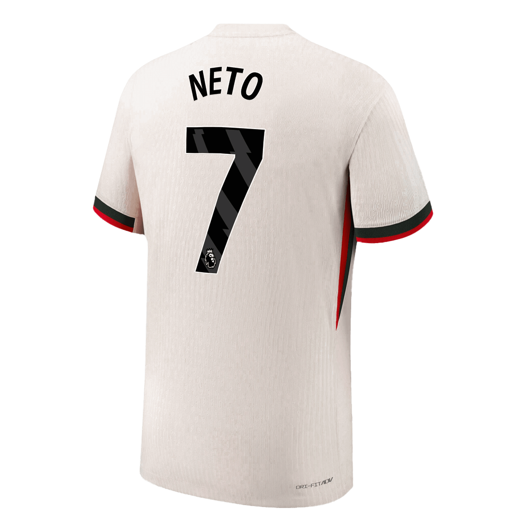 NETO #7 Chelsea Away Player Version Jersey 2025/26