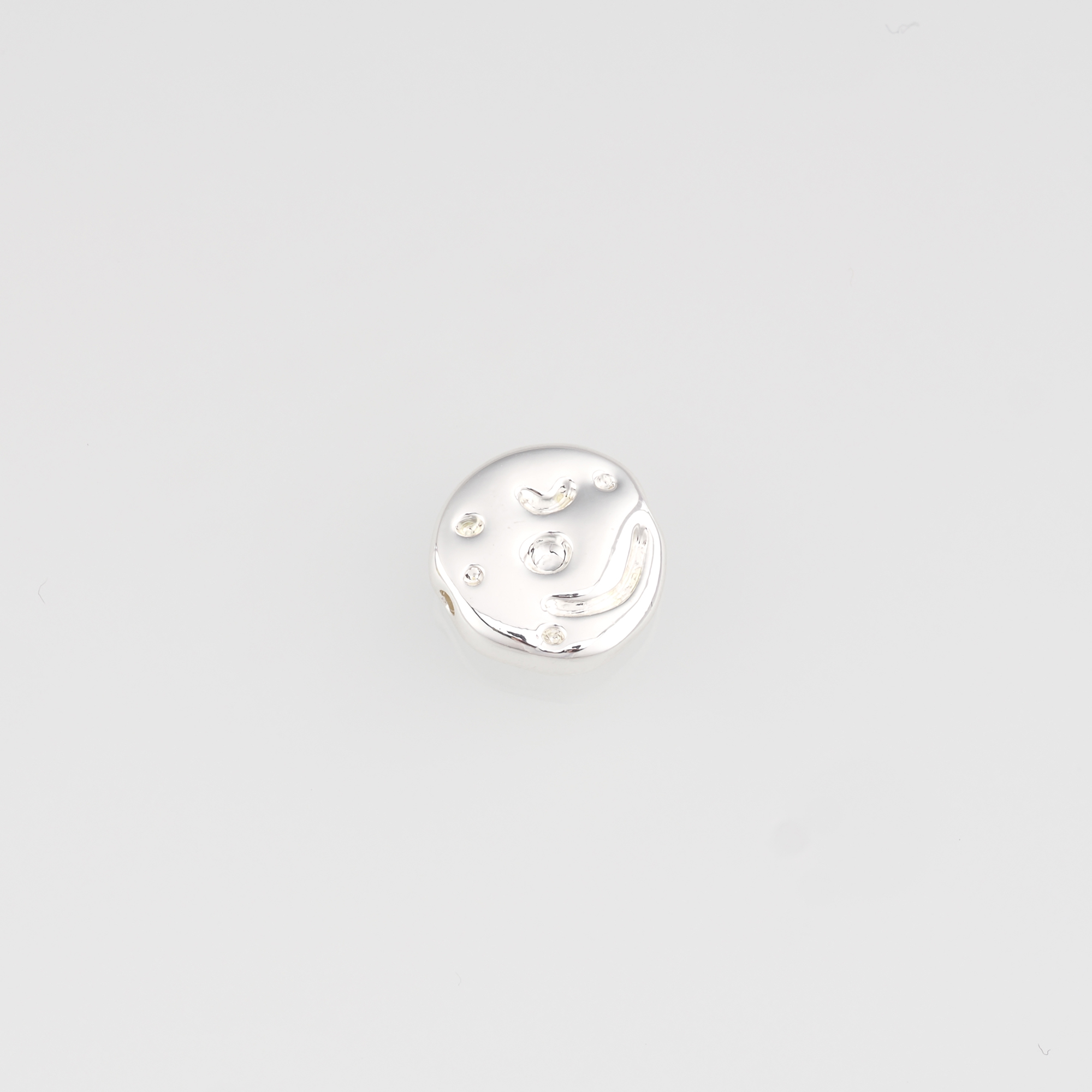 18K Gold Filled Round Flat Spacer Beads,Dainty Round Spacer Beads,DIY Jewelry Making Supply