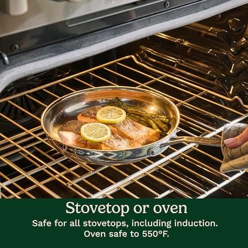 Stainless Steel 11-Piece Set Chef’s-Classic-Stainless-Cookware-Collection