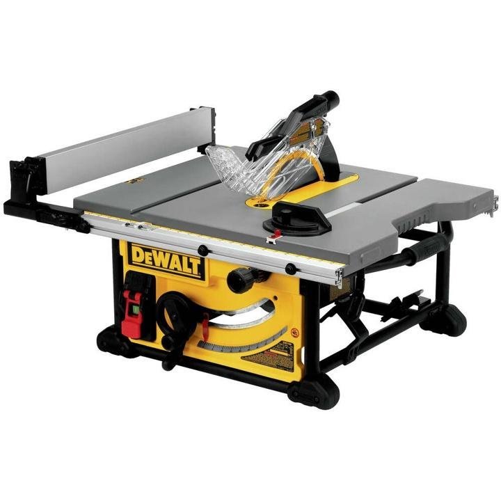 dewalt-10 in. 15 Amp Compact Table Saw with Rolling Stand