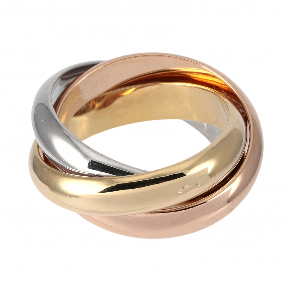 Cartier Trinity Ring Tri-Gold