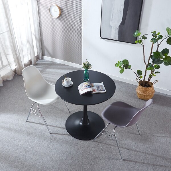Midcentury Round Dining Table ,Kitchen Table,Easy to assemble and clean