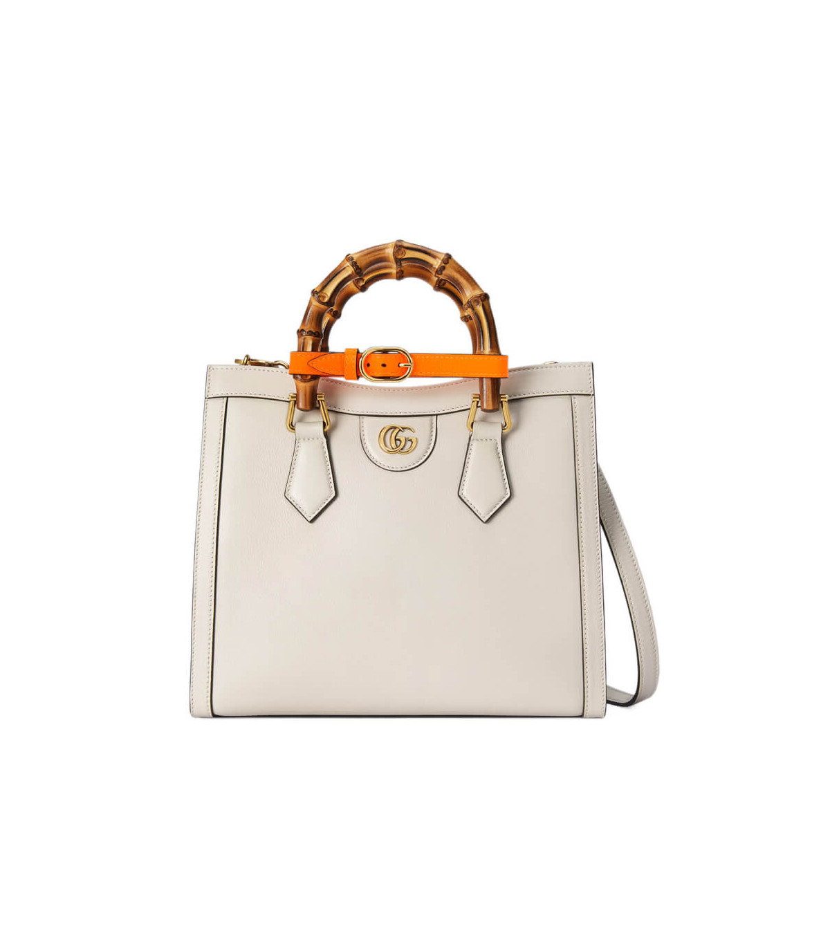 Gucci Diana Small Tote Bag White