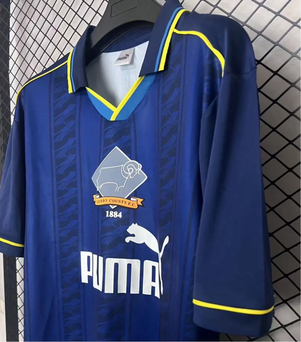 Retro Derby County Away Shirt 1995-96